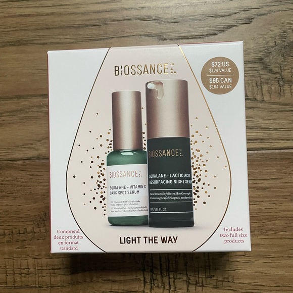 Brand New Biossance Light the Way Serum Set - Picture 2 of 7